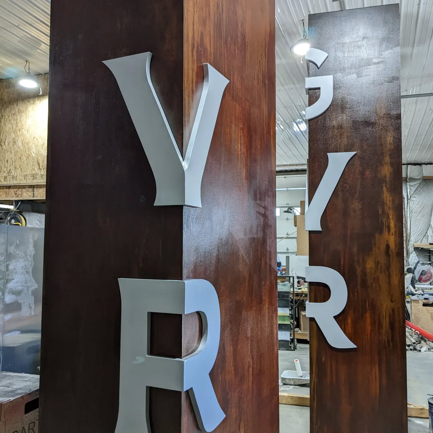 We have some big signs in the works. 12' tall with 1