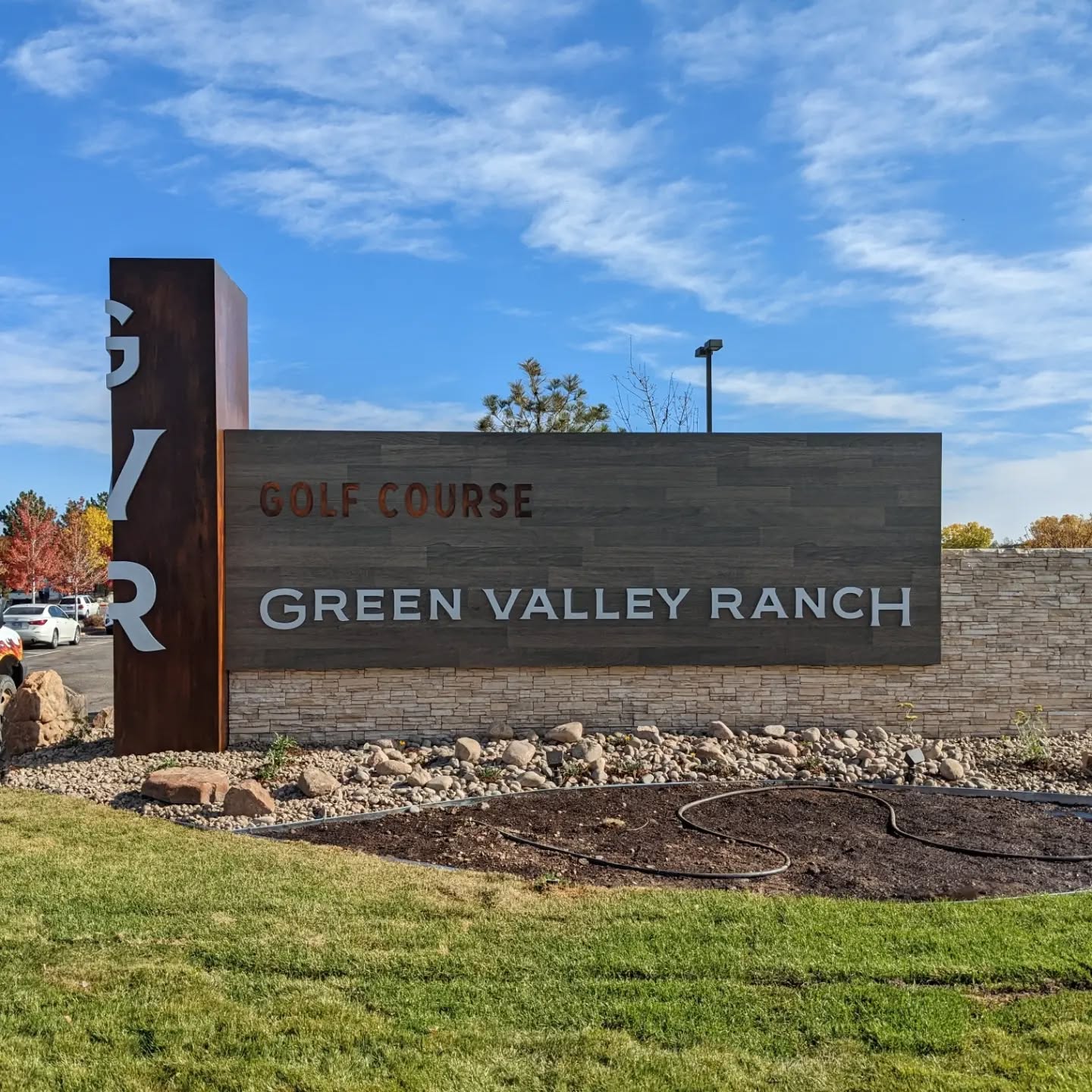 We built some entrance signs for @fusionsignanddesign for the Green Valley Ranch Golf Course. All the letters are 1