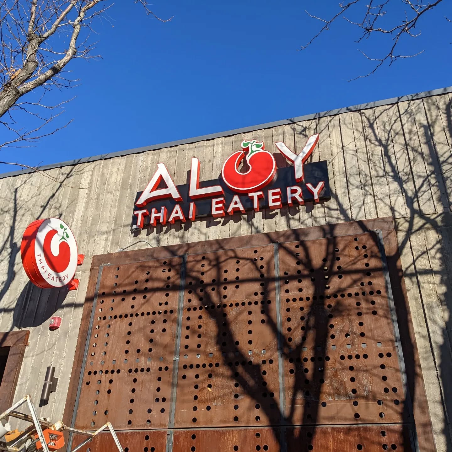 Channel letter sign and blade sign we did for @reflectionsigns