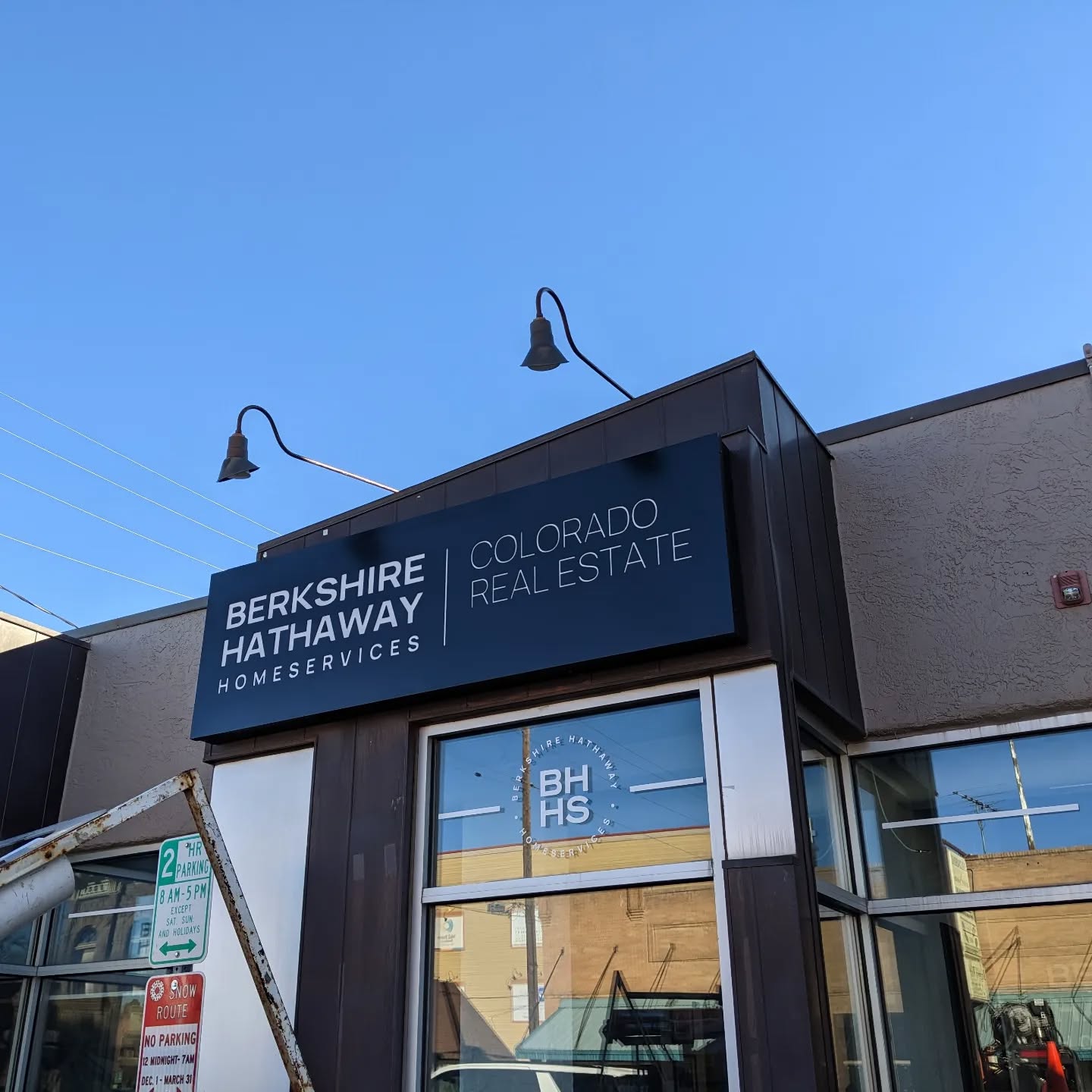 New lighted wall sign we built and installed for Brighton Signarama. @askthesignlady Routed sign face backed with white acrylic.